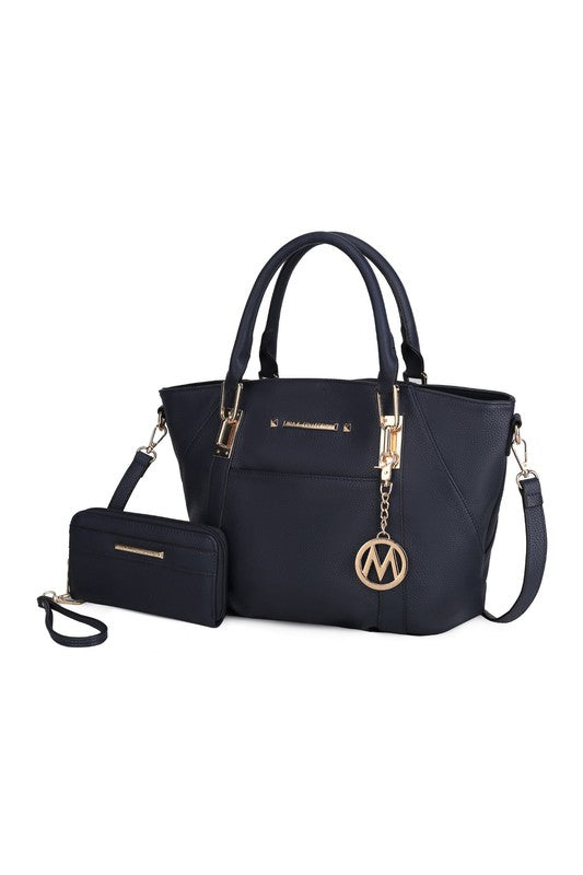 MKF Darielle Satchel Handbag with Wallet by Mia k