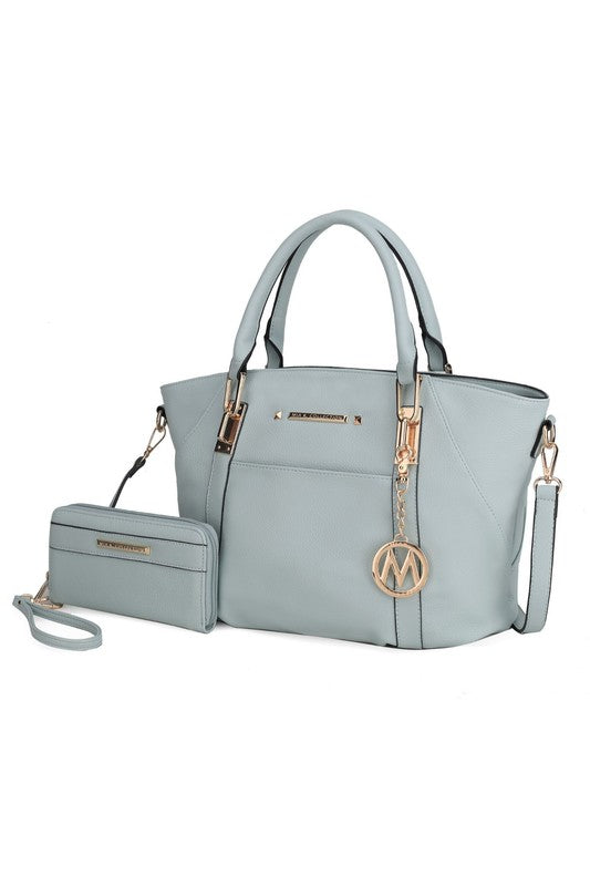 MKF Darielle Satchel Handbag with Wallet by Mia k