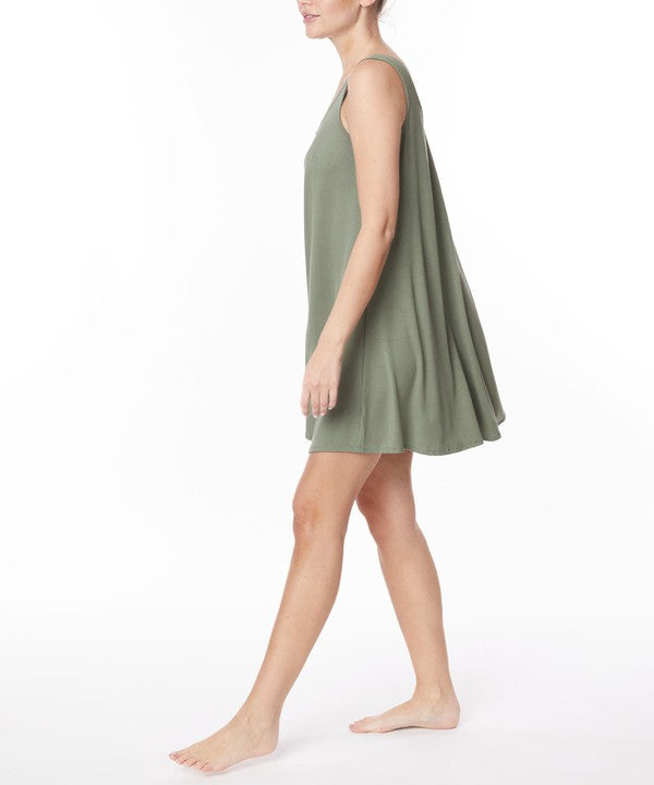 BAMBOO PAJAMA CAMI DRESS