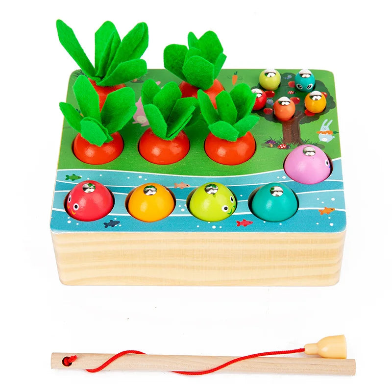 Montessori Toy Food Garden Shape Puzzle