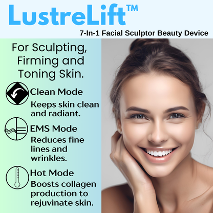 LustreLift™ 7 In 1 LED Facial Sculptor