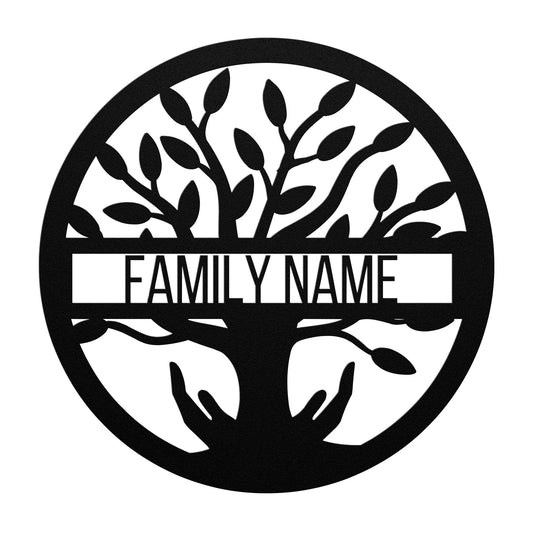 Personalized Metal Wall Art - Family "Tree of Life"