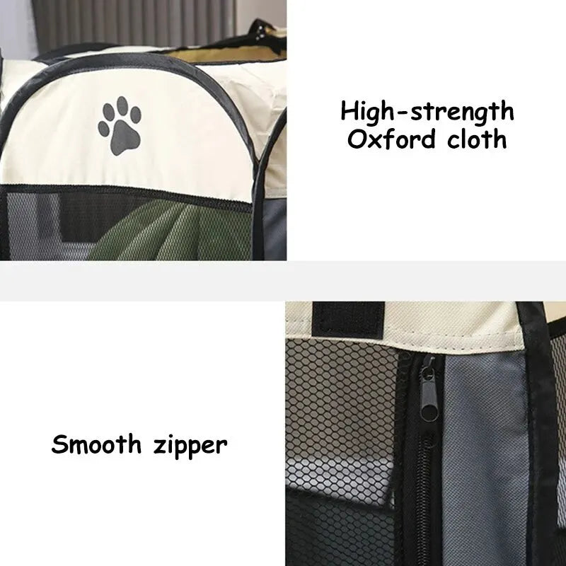 Portable Foldable Cat Dog Pet Pen