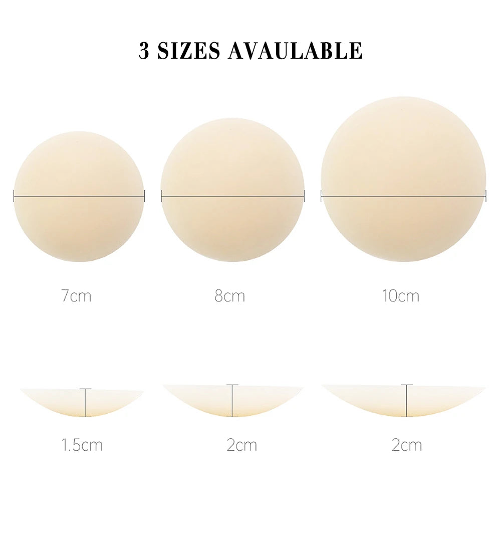 Lasting Comfort Ultra-Thin Waterproof Silicone Nipple Covers 